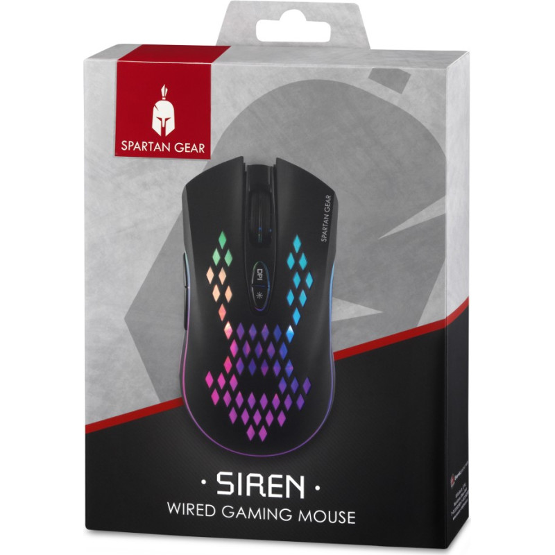 Enarxis Dynamic Media Spartan Gear - Siren Wired Gaming Mouse