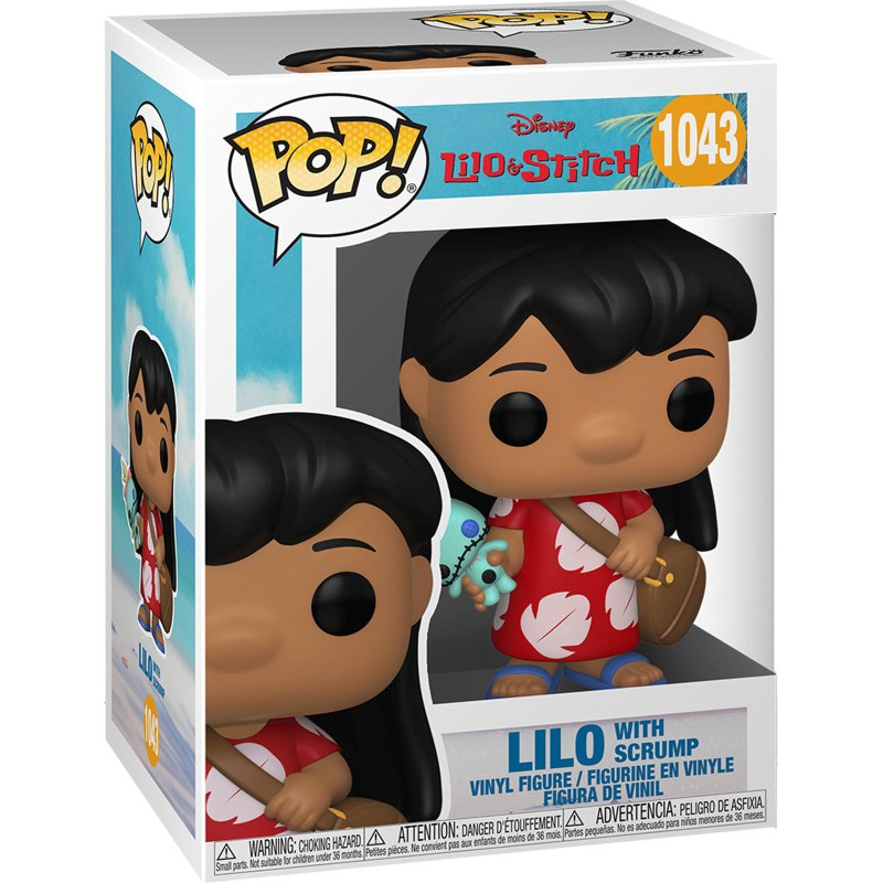 Funko Pop! Disney: Lilo and Stitch - Lilo With Scrump #1043 Vinyl Figure