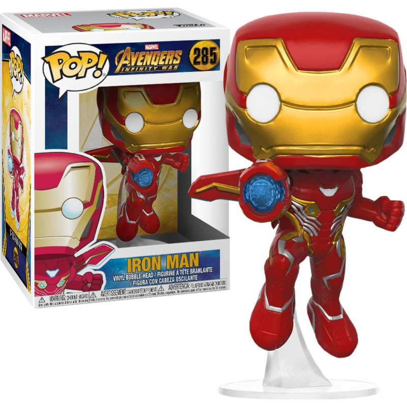 Funko Pop! Marvel: Avengers Infinity War - Iron Man #285 Bobble-Head Vinyl Figure