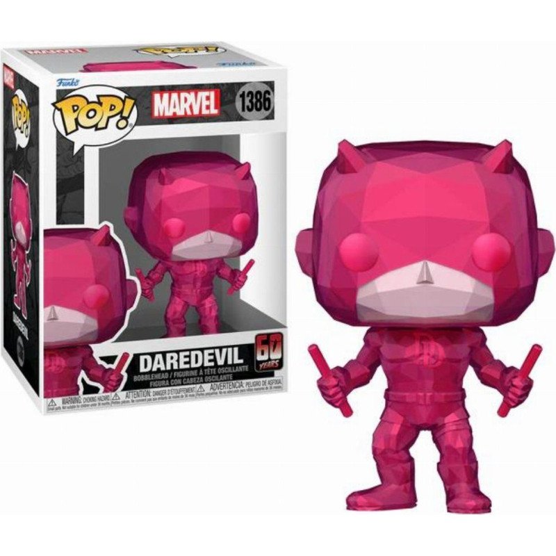 Funko Pop! Marvel: Daredevil 60th Anniversary - Daredevil (Facet)​ #1386 (BobbleHead) Vinyl Figure