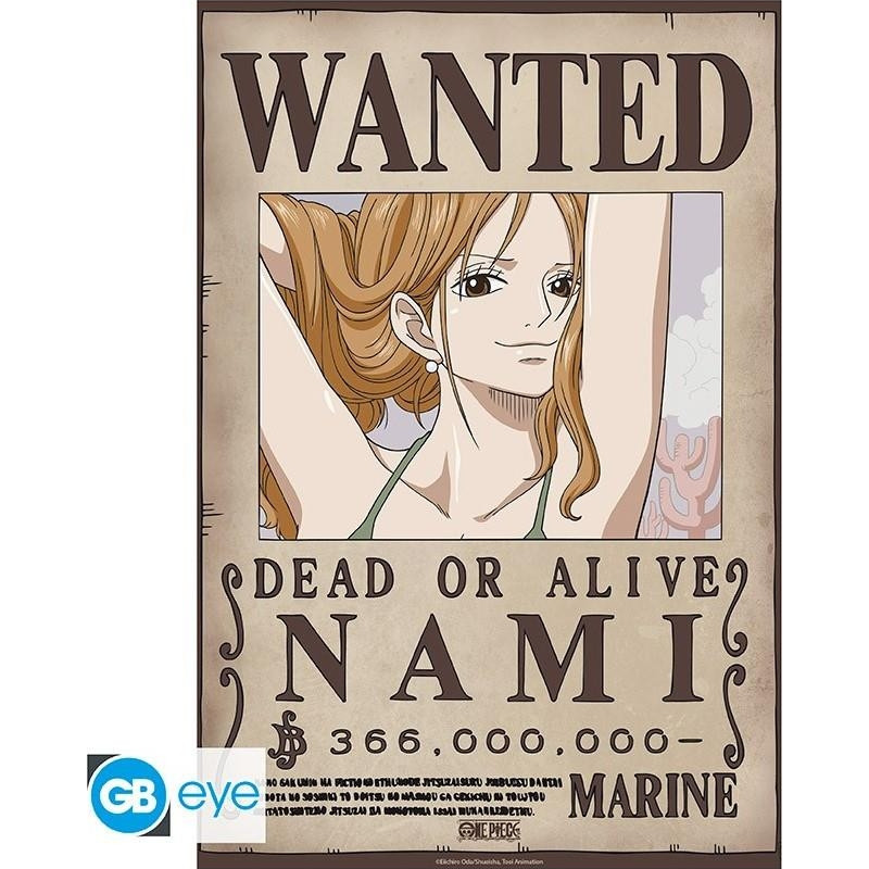 Abysse One Piece - Wanted Nami Poster Chibi (52x38cm) (GBYDCO642)