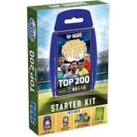 Winning Moves : Top Trumps - World Football Stars 2024 The Top 200 Starter Kit - Card Game (WM04717-EN1)