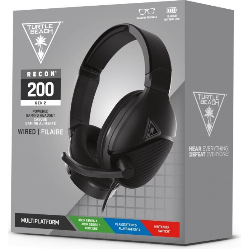 Turtle Beach Recon 200 Gen2 Black PS4, PS5