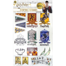 Cinereplicas Harry Potter Tattoos Set of 35 Temporary Tatoos