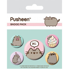 Pyramid Badge Pack Pusheen (Pusheen Says Hi)