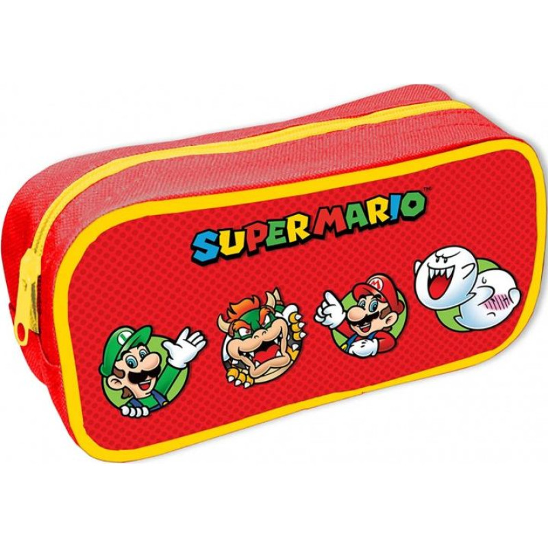 Pyramid Super Mario (Character Circles) Pencil Case