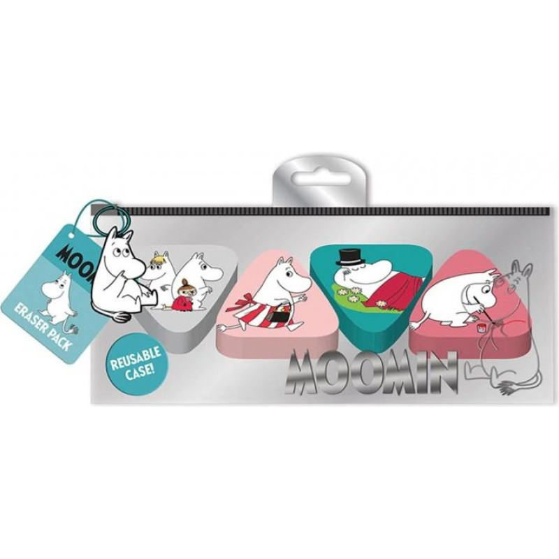 Pyramid Eraser set Moomin shaped