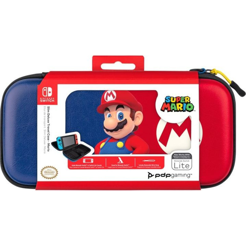 PDP Slim Deluxe Travel Case - MARIO Switch