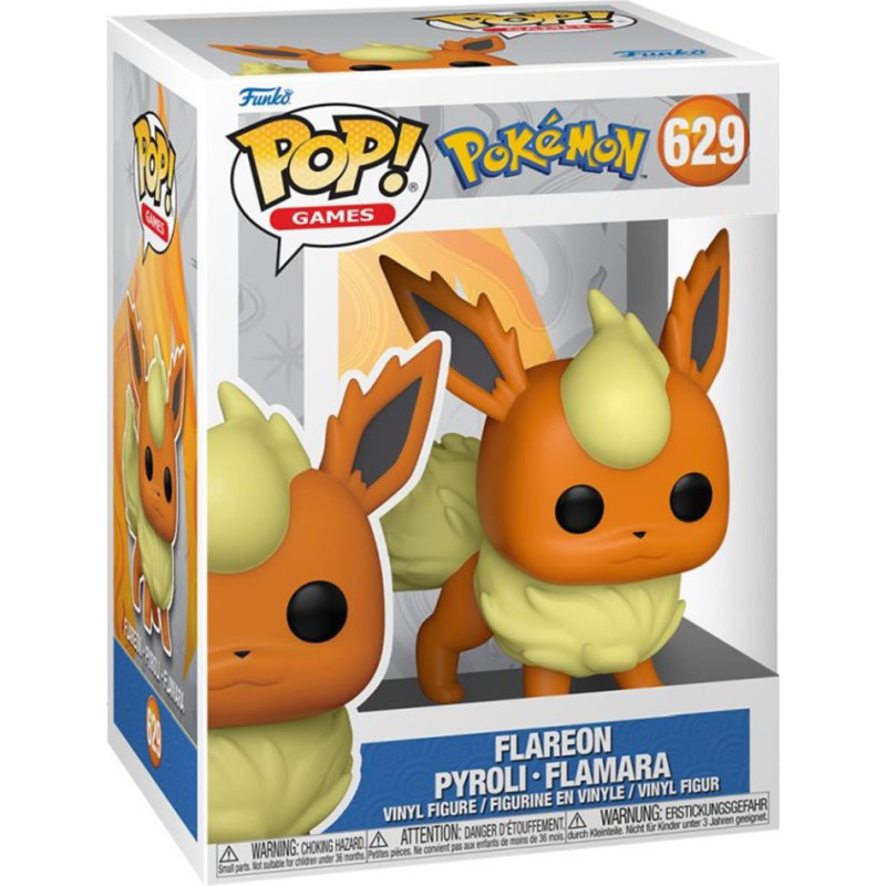 Funko Pop! Games: Pokemon - Flareon Pyroli - Flamara #629 Vinyl Figure