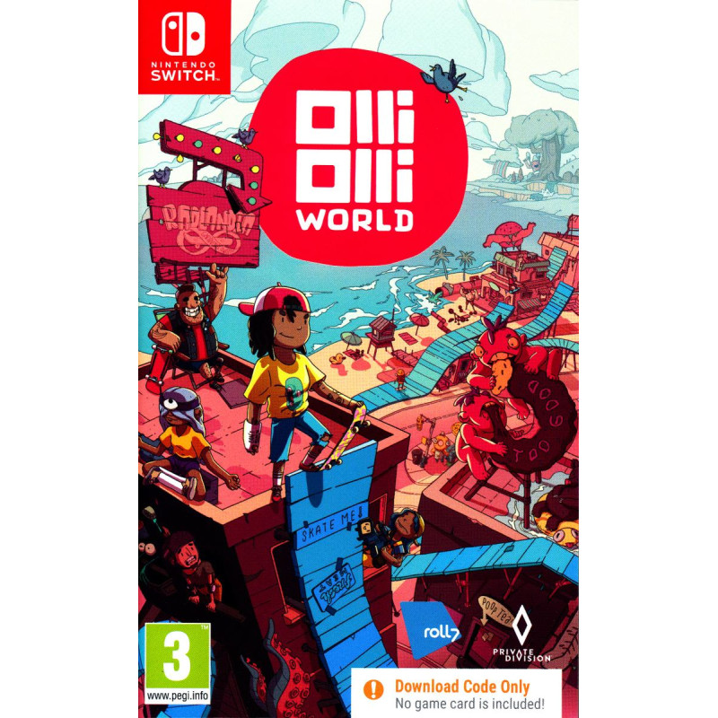 OlliOlli World (Code in a box) Switch video spēle