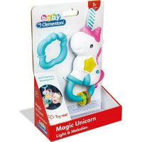 Clementoni AS Baby Clementoni Interactive Rattle Fun Unicorn Shake  Play (1000-17333)