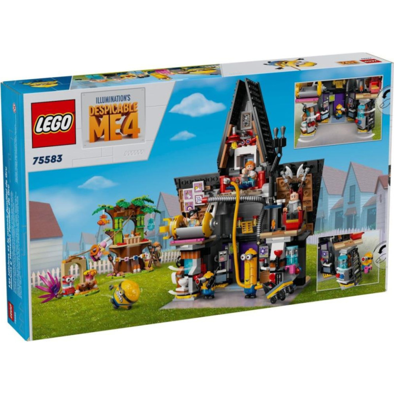 Lego ® Despicable Me: 4 Minions and Grus Family Mansion (75583)