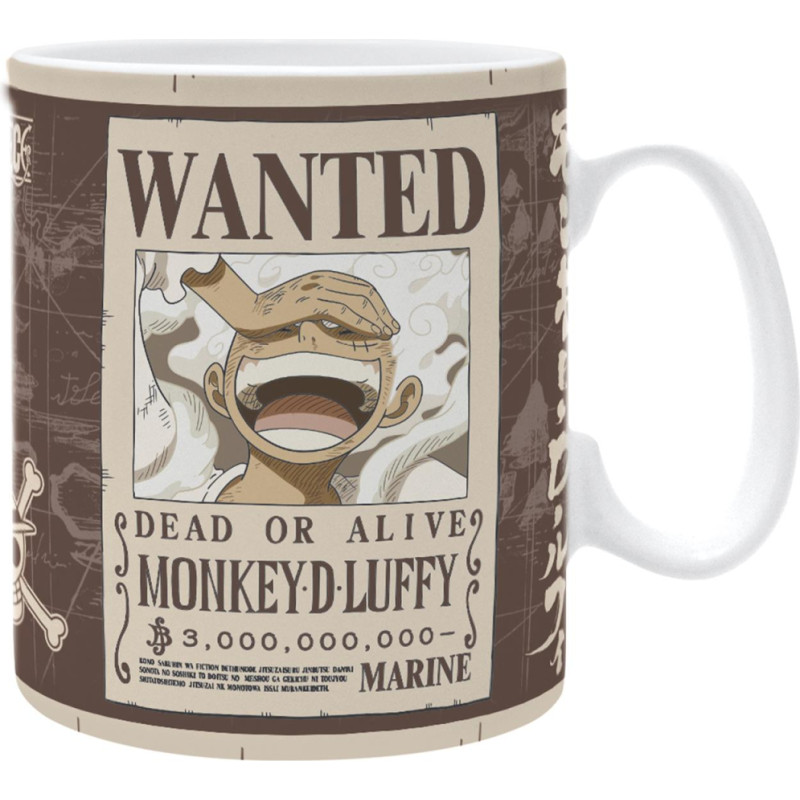 Abysse One Piece - Luffy Wanted Heat Change Mug (460ml) (ABYMUGA581)