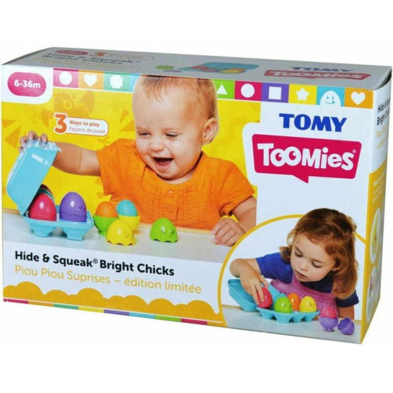 Tomy AS Tomy Toomies - Hide & Squeak Bright Chicks (1000-73081)