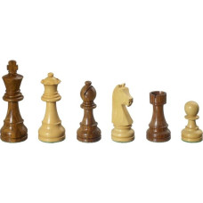 Philos Chess pieces Arcadius, king height 95 mm, brown nature, in neutral carton šaha figūras 2007