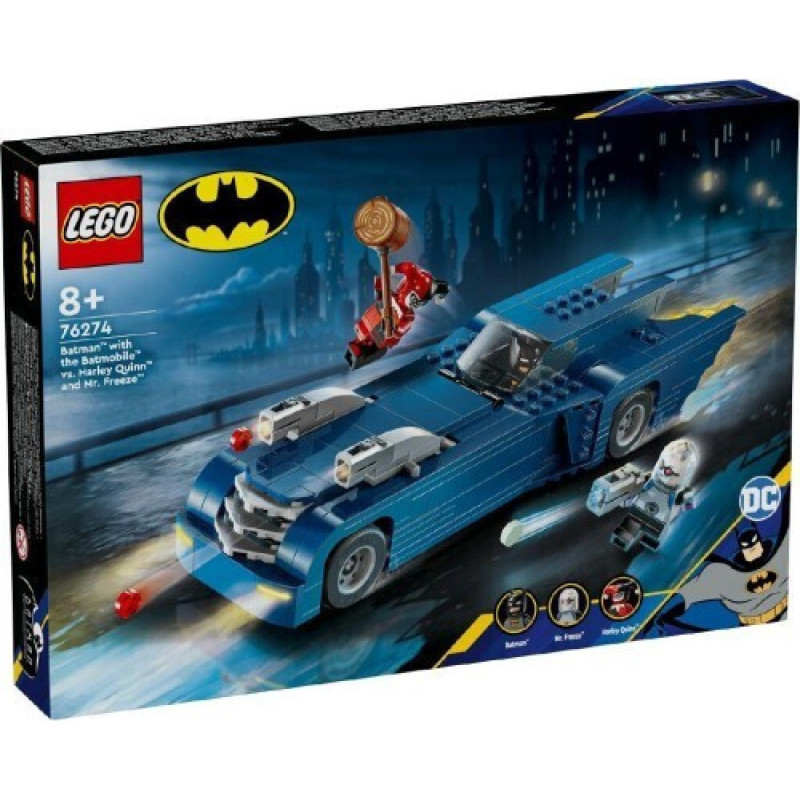 Lego ® DC Batman™: Batman with the Batmobile™ vs. Harley Quinn™  Mr. Freeze™ (76274)