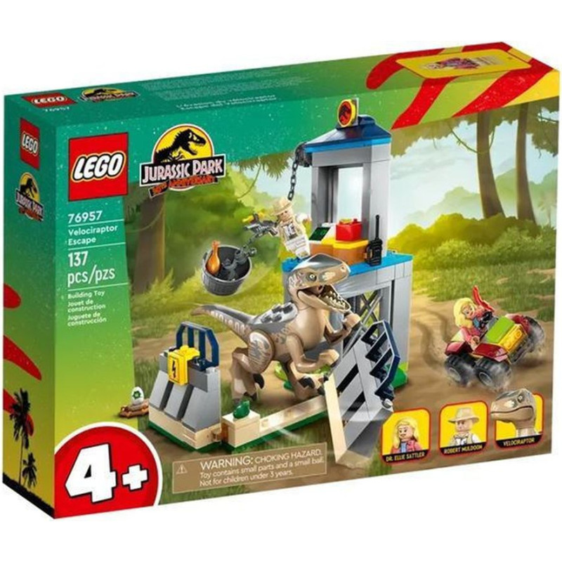 Lego ® Jurassic World: Jurassic Park Velociraptor Escape (76957)