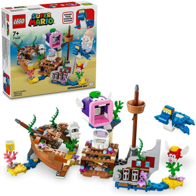 Lego ® Super Mario™: Dorries Sunken Shipwreck Adventure Expansion Set (71432)