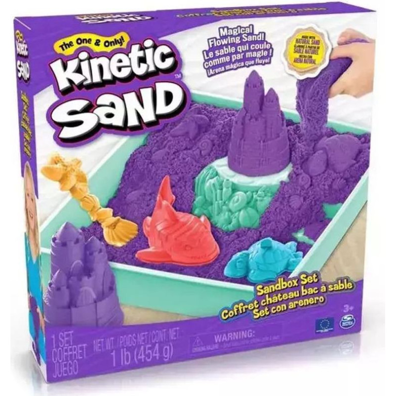 Spin Master Kinetic Sand: Sandbox Set - Purple (20143456-20146488)