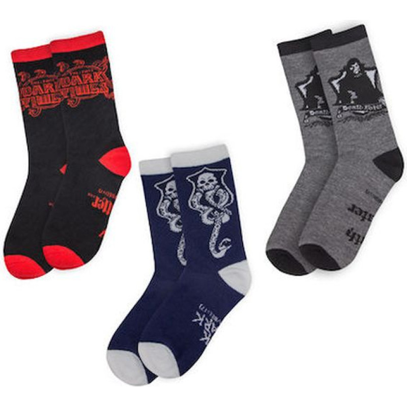 Fame Bros Cinereplicas Movies: Harry Potter - Dark Arts Socks (Set of 3) (CR1606)