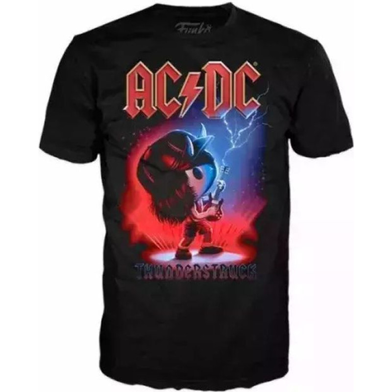 Funko Pop! Tees (Adult): AC/DC - Thunderstruck T-Shirt (L)