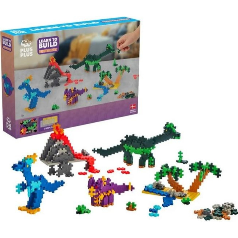 Giochi Preziosi Plus-Plus: Learn to Build - Dinosaurus (PLS3918)