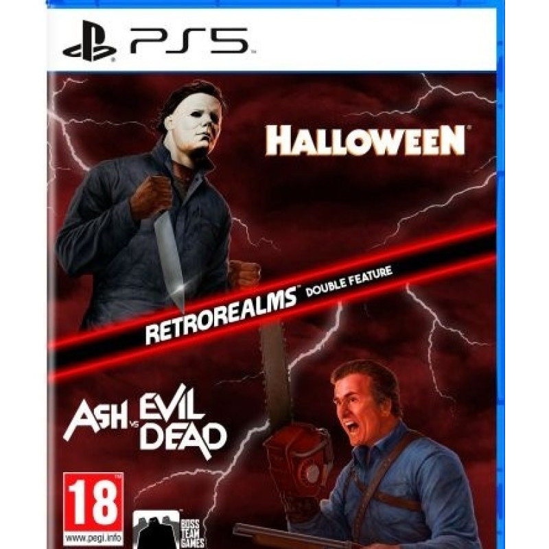 Outright Games Ltd. PS5 Halloween and Ash vs Evil Dead Retro Realms Double Feature