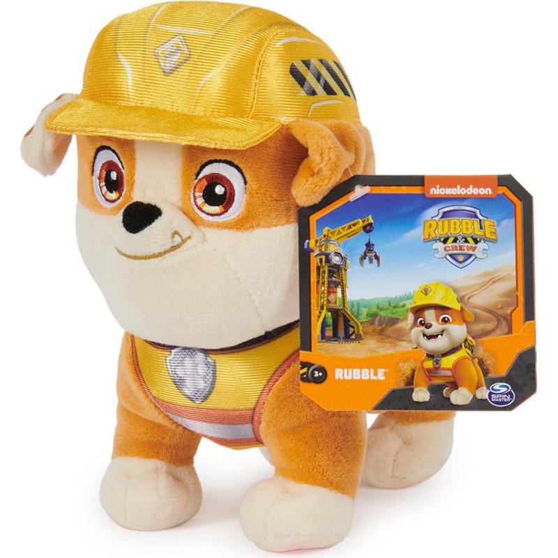 Spin Master Paw Patrol: Rubble  Crew - Rubble Plush (20147384)