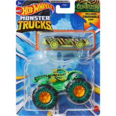 Mattel Hot Wheels: Monster Trucks - Gunkster 2 Pack Vehicle (HWN40)