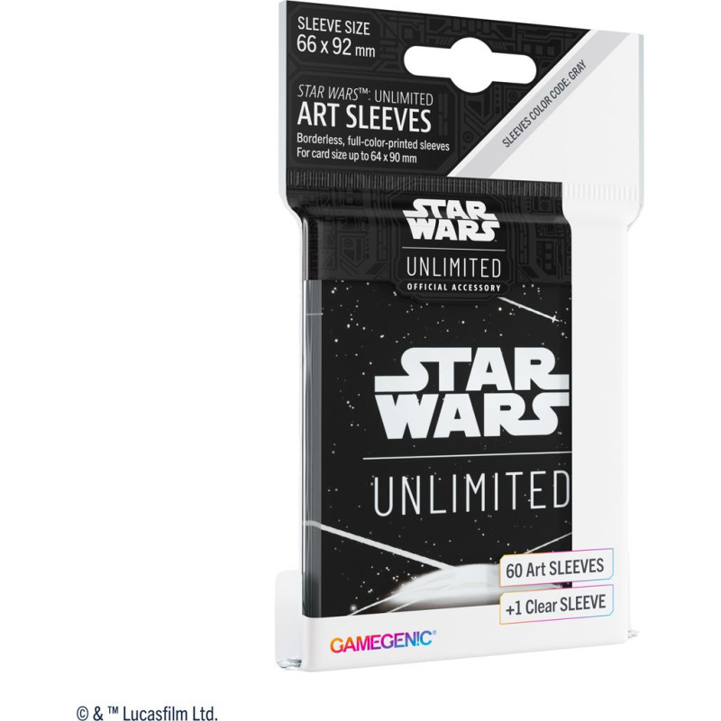 Gamegenic: Star Wars Unlimited - Art Sleeves - Card Back White