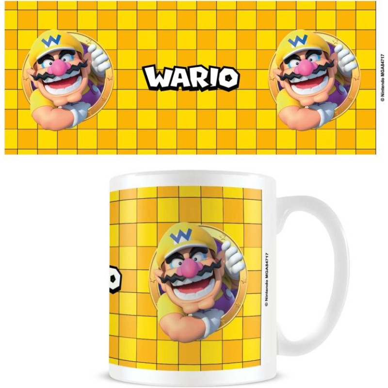 Pyramid Pod Mug Super Mario (Wario 3D Port) white