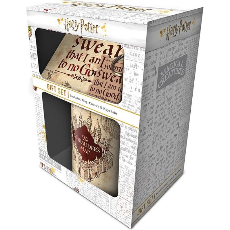 Pyramid Mug Gift Set Harry Potter MARAUDERS MAP EU