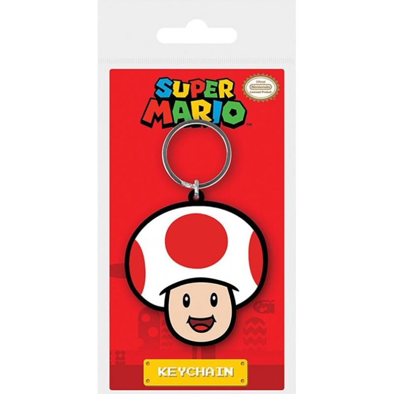 Pyramid CDU Rubber Keychain Super Mario