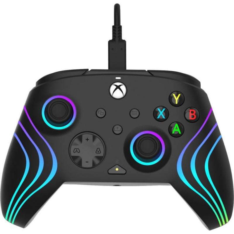 PDP Afterglow Wave Wired Controller - Black PC, Xbox One, Xbox Series X