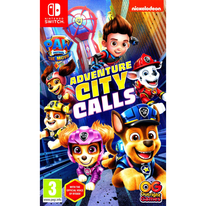 Paw Patrol Adventure City Calls Switch video spēle