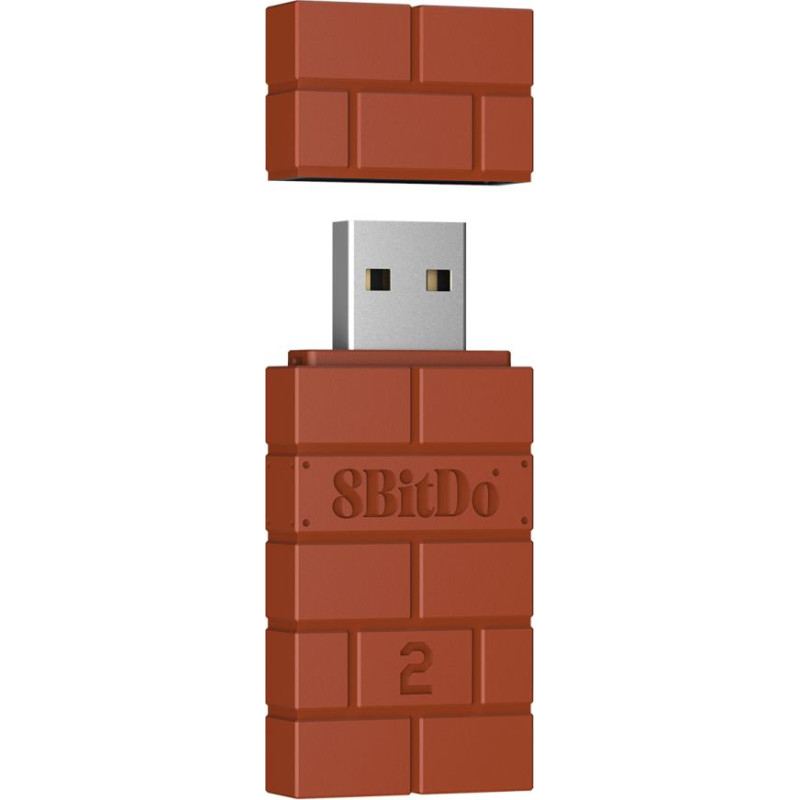 8BitDo USB Wireless Adapter 2 Brown