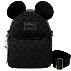 Loungefly Disney Minnie Ear Evergreen Convertible Crossbody  (WDTB3127)