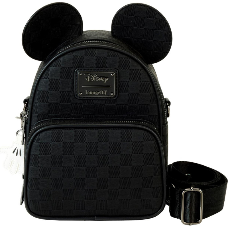 Loungefly Disney Minnie Ear Evergreen Convertible Crossbody  (WDTB3127)