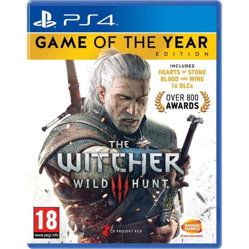 PS4 The Witcher 3 Wild Hunt Game Of the Year Edition Playstation 4 video spēle