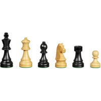 Philos Chess pieces Arcadius, king height 95 mm, black nature, in neutral carton šaha figūras 2008