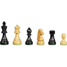 Philos Chess pieces Arcadius, king height 95 mm, black nature, in neutral carton šaha figūras 2008