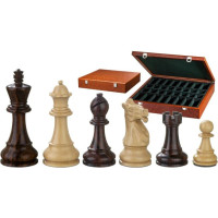 Philos Chess pieces Justitian, king height 105 mm, in wooden box šaha figūras 2245