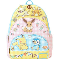 Loungefly Pokemon: Cafe Tripple Pocket Backpack (PMBK0313)