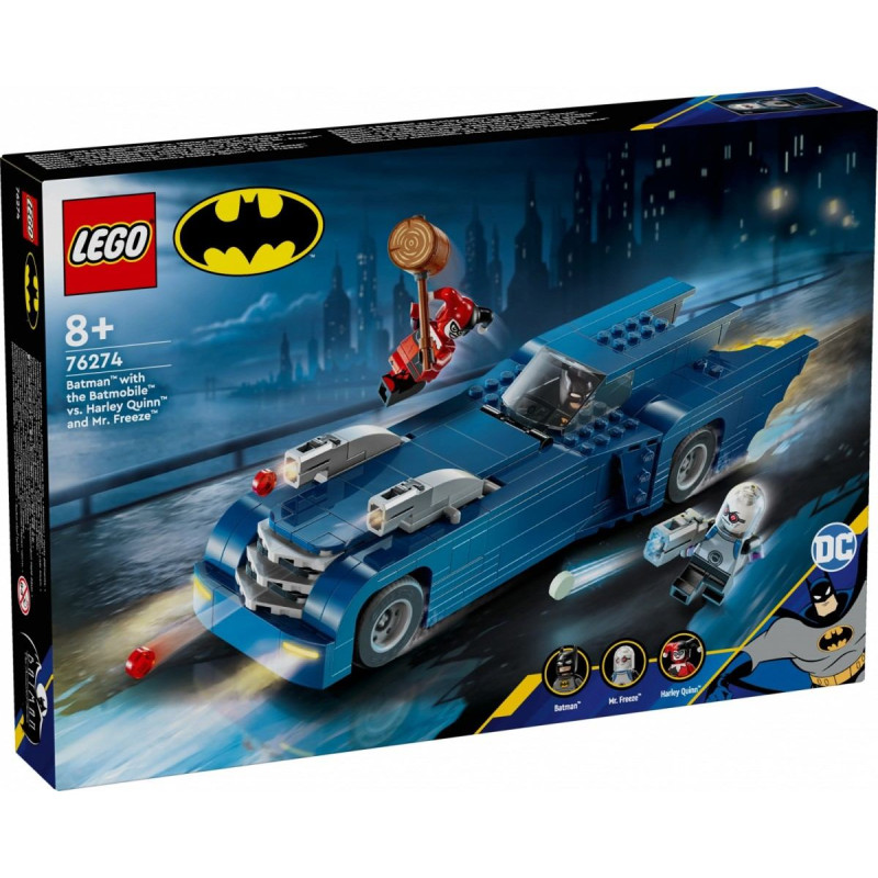 Lego ® DC Batman™: Batman with the Batmobile™ vs. Harley Quinn™  Mr. Freeze™ (76274)