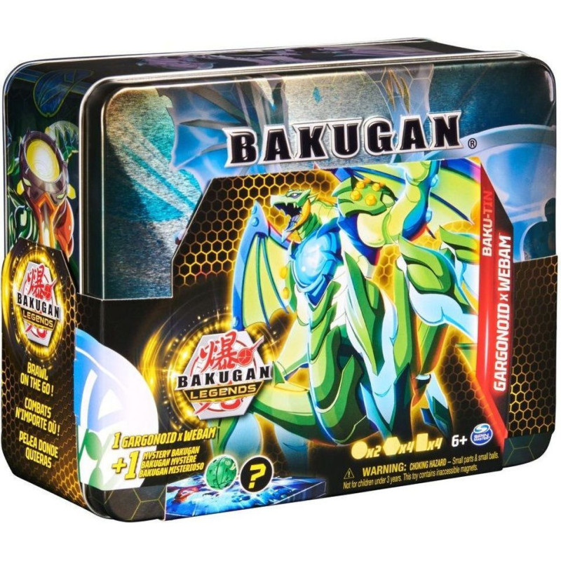 Spin Master Bakugan Legends: Baku-tin - Garganoid X Webam (6066256)