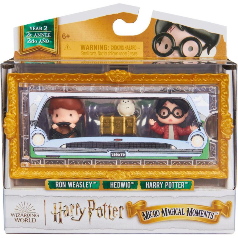 Spin Master Harry Potter: Micro Magical Moments - Ron Weasly/Hedwig/Harry Potter Mini Figures 3Pack (6068612)