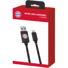 PS4, Xbox One, Mobile Phone Micro USB charging cable FC Bayern 3m lādēšanas vads