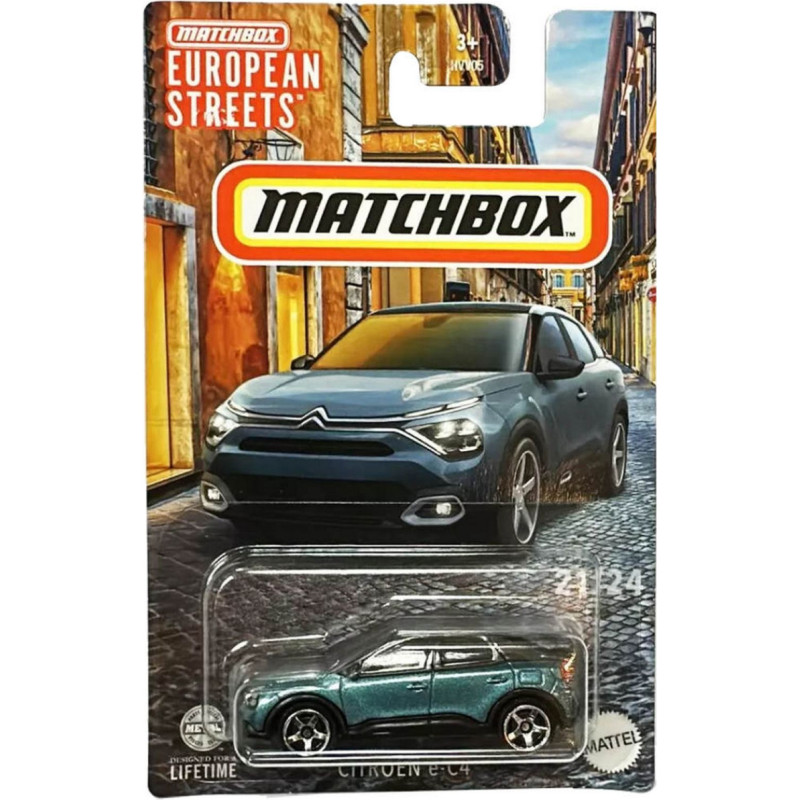 Mattel Matchbox®: European Streets - Citroen e-C4 Vehicle (HVV42)