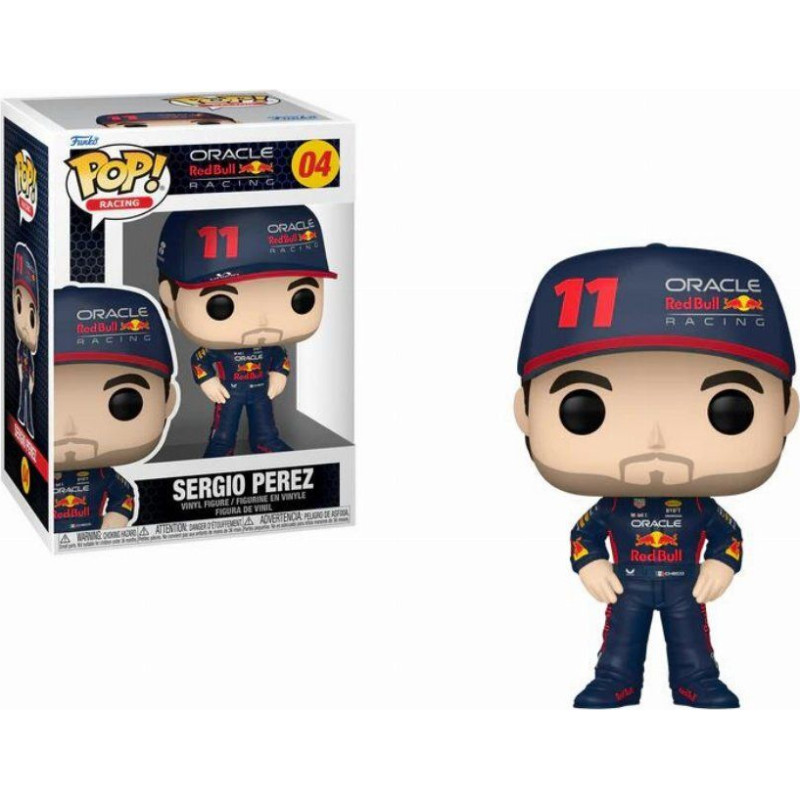 Funko Pop! Racing: Oracle Redbull Racing - Sergio Perez #04 Vinyl Figure