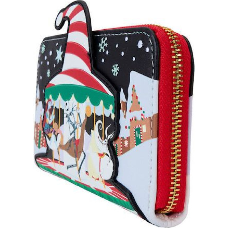 Loungefly Disney: The Nightmare Before Christmas - Journey To Christmas Town Zip Around Wallet (WDWA3159)